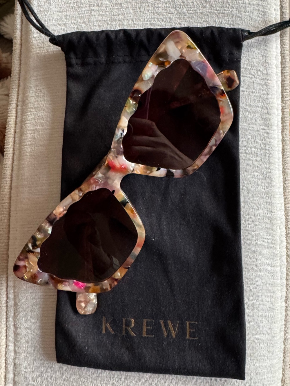 KREWE BRIGITTE Gelato Sunglasses